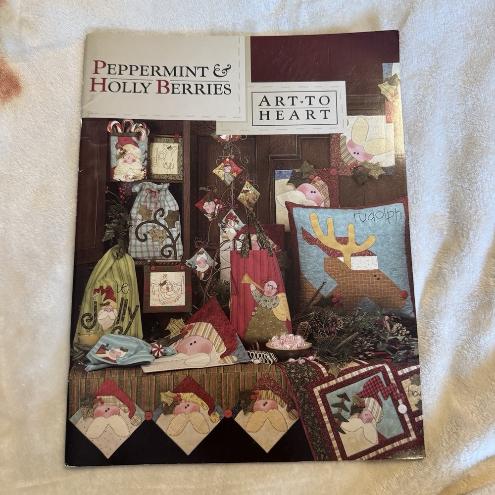 2006 Art To Heart Peppermint & Holly Berries Vintage Booklet Christmas Patterns
